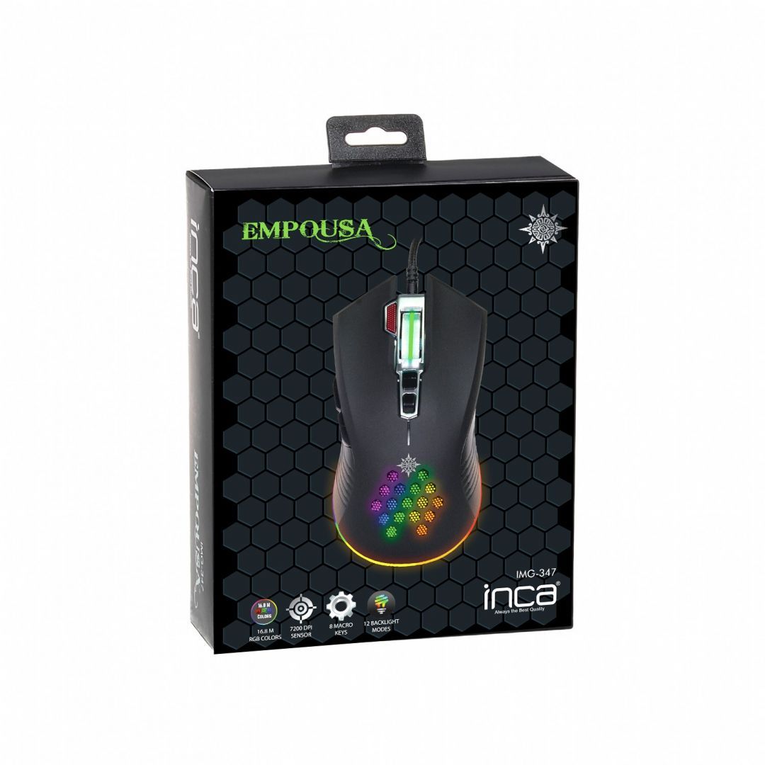 INCA IMG-347 Gaming Mouse Black