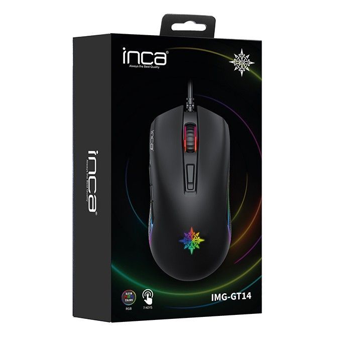 INCA IMG-GT14 Gaming Mouse Black