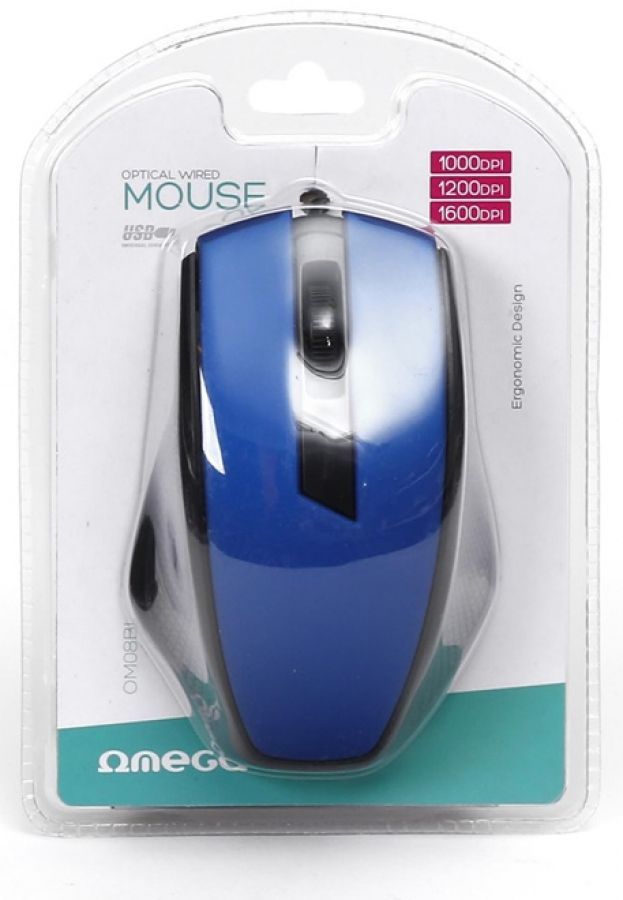 Platinet Omega OM08BL Mouse Blue