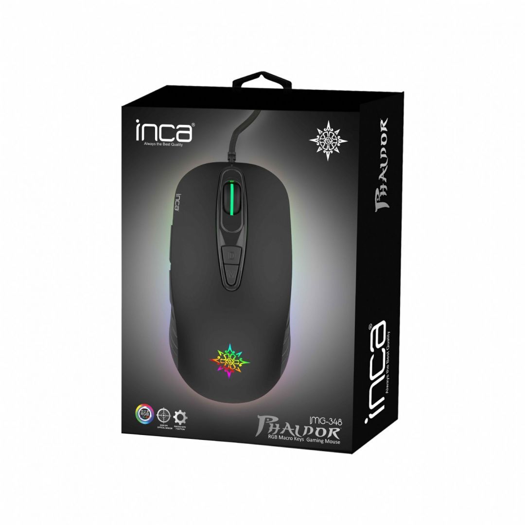INCA IMG-348 Gaming Mouse Black