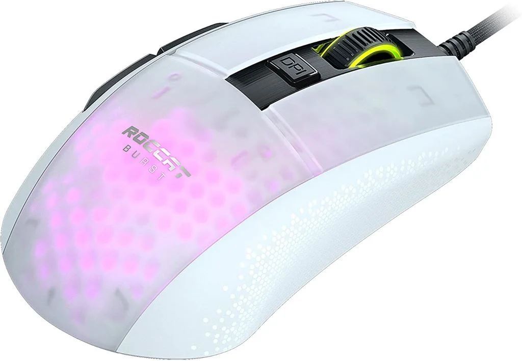Roccat Burst Pro RGB Gaming Mouse White