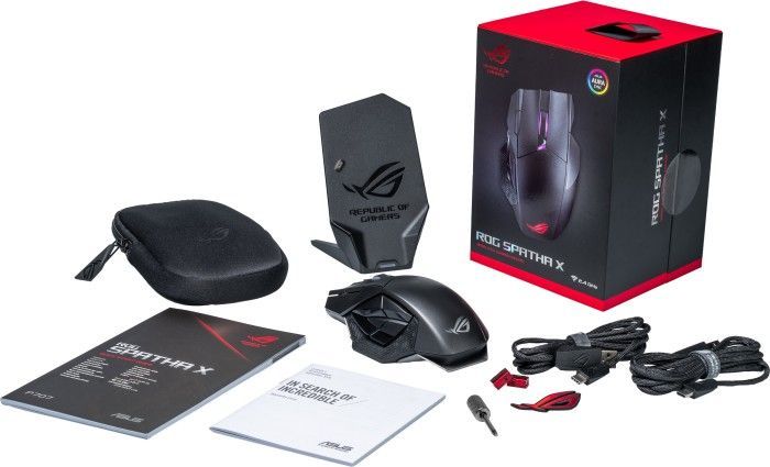 Asus ROG Spatha X Gaming Mouse Set Black