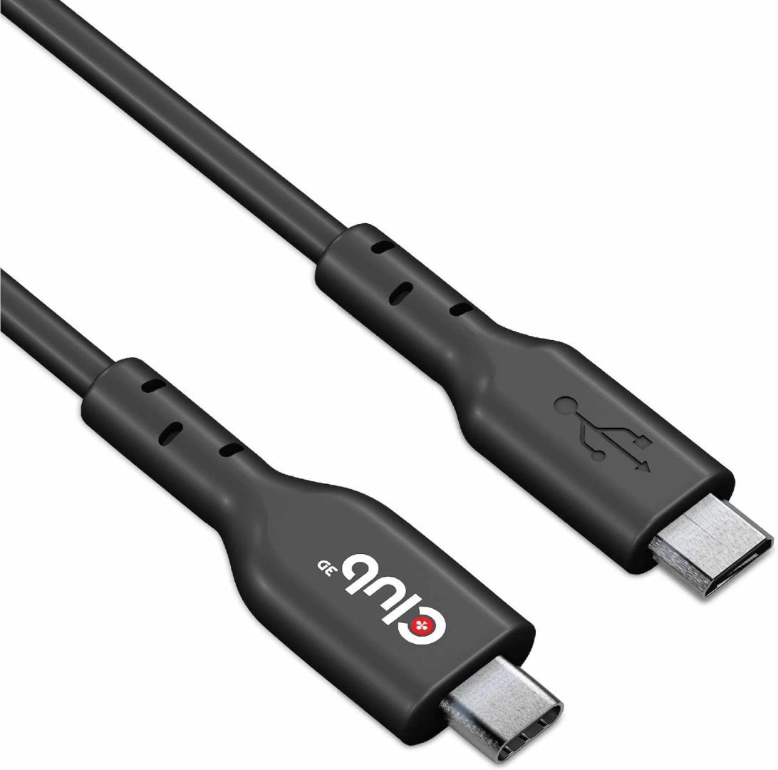 Club3D USB 2.0 Type-C to Micro USB Cable M/M 1m Black