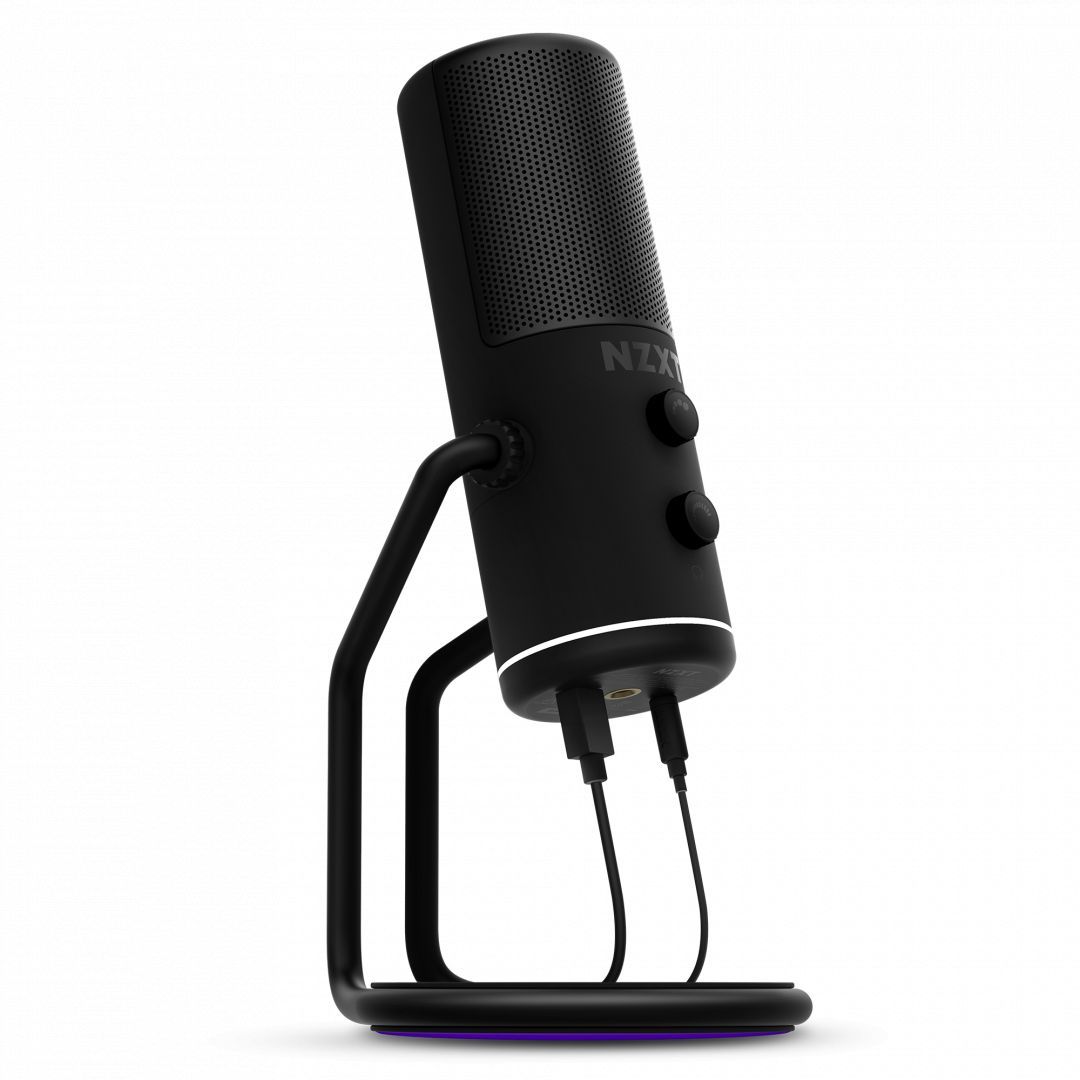 NZXT Capsule Cardioid USB Microphone Black