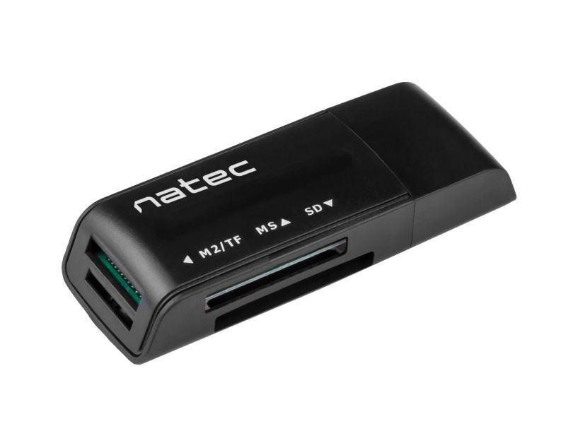 natec Ant 3 USB2.0 Card Reader Black
