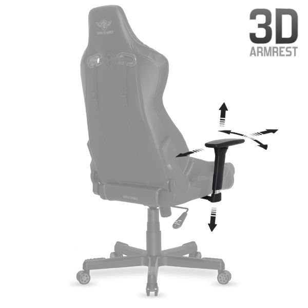 Spirit Of Gamer Crusader Gaming Chair Black