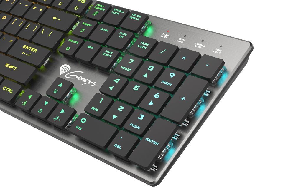 Genesis Thor 420 RGB Mechanical Slim Gaming keyboard Grey US