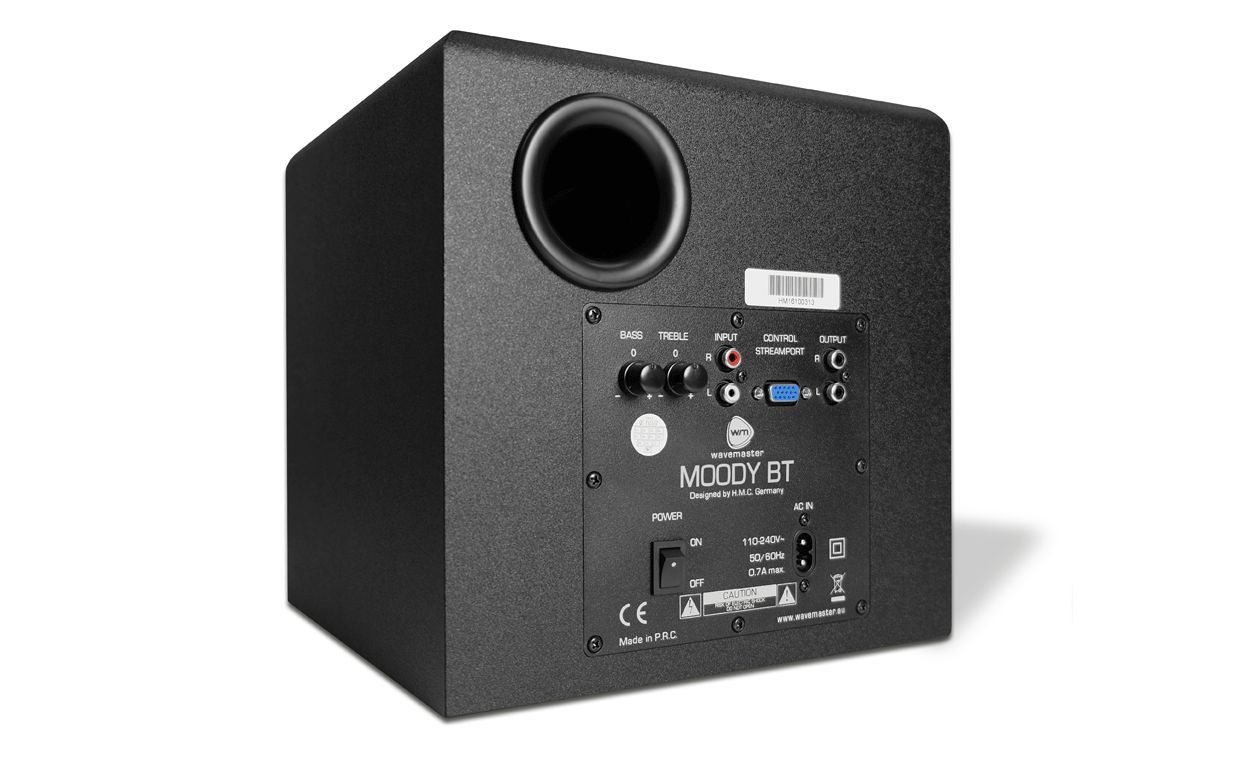 wavemaster Moody BT 2.1 Stereo Speaker System Black
