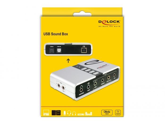 DeLock Sound box 7.1 USB Hangkártya