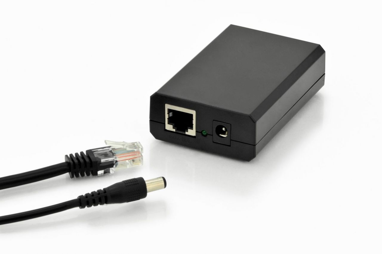 Digitus DN-95205 PoE adapter Gigabit Ethernet 12 V Black
