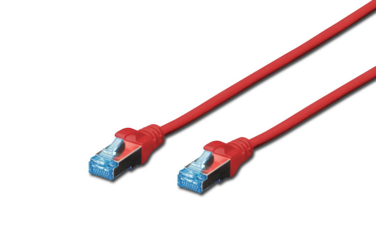 Digitus CAT5e SF-UTP Patch Cable 3m Red