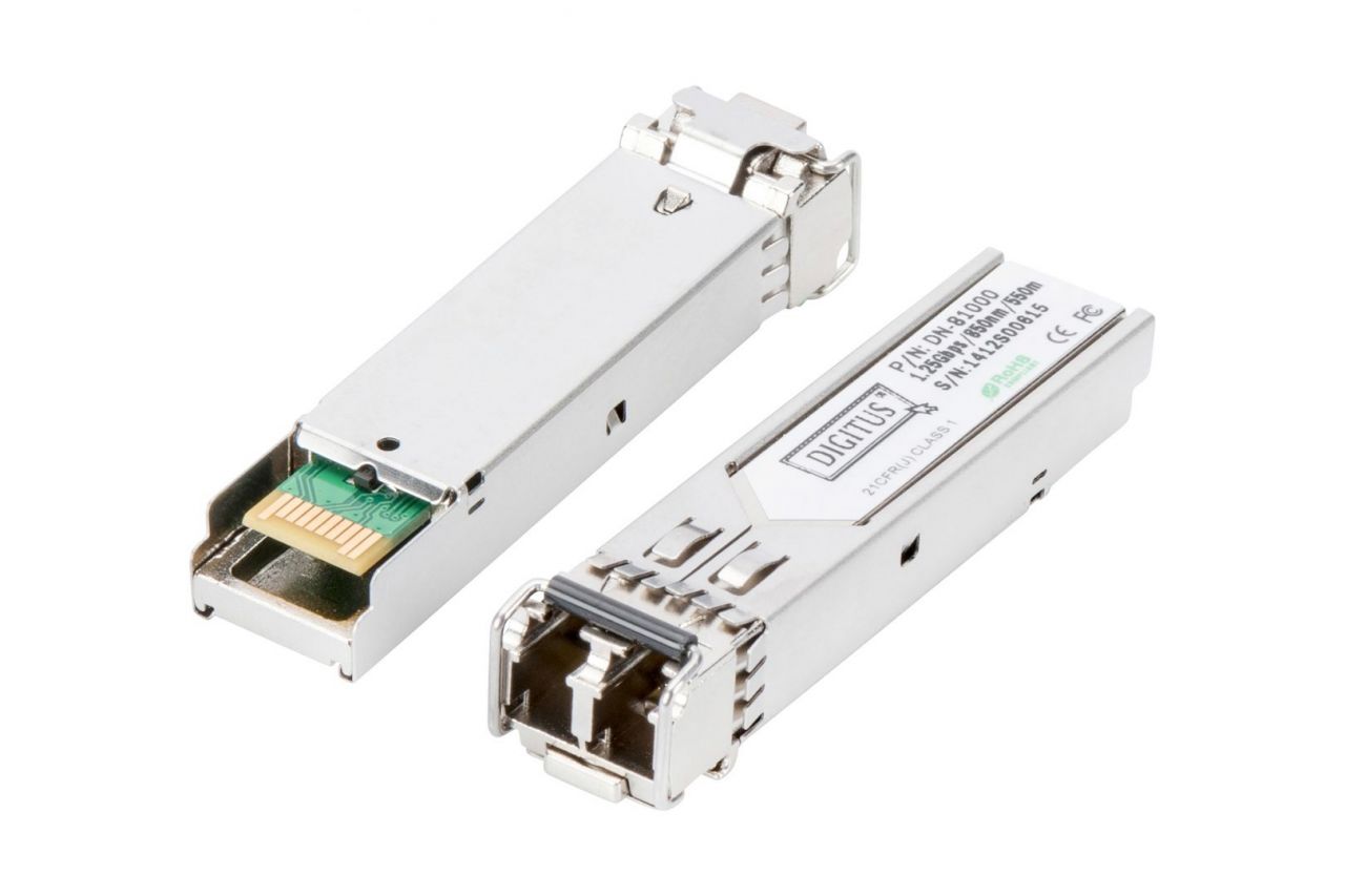 Digitus DN-81000-04 halózati adó-vevő modul Száloptikai 1250 Mbit/s SFP 850 nm