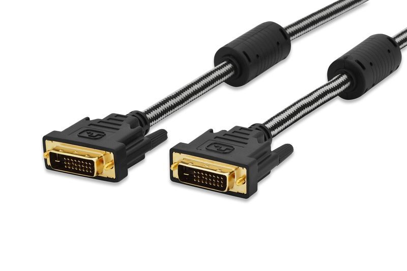 Ednet DVI-D (Dual Link) Connection Cable 2m Black