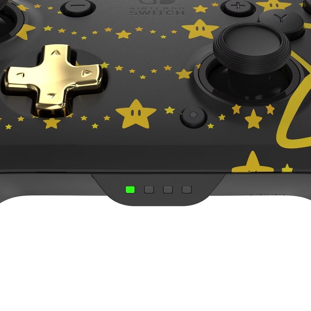 PDP Rematch Glow Wireless Gamepad Super Stars Glow in the Dark