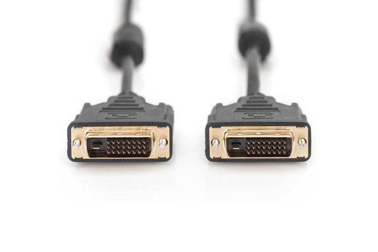 Digitus DVI connection cable 3m Black