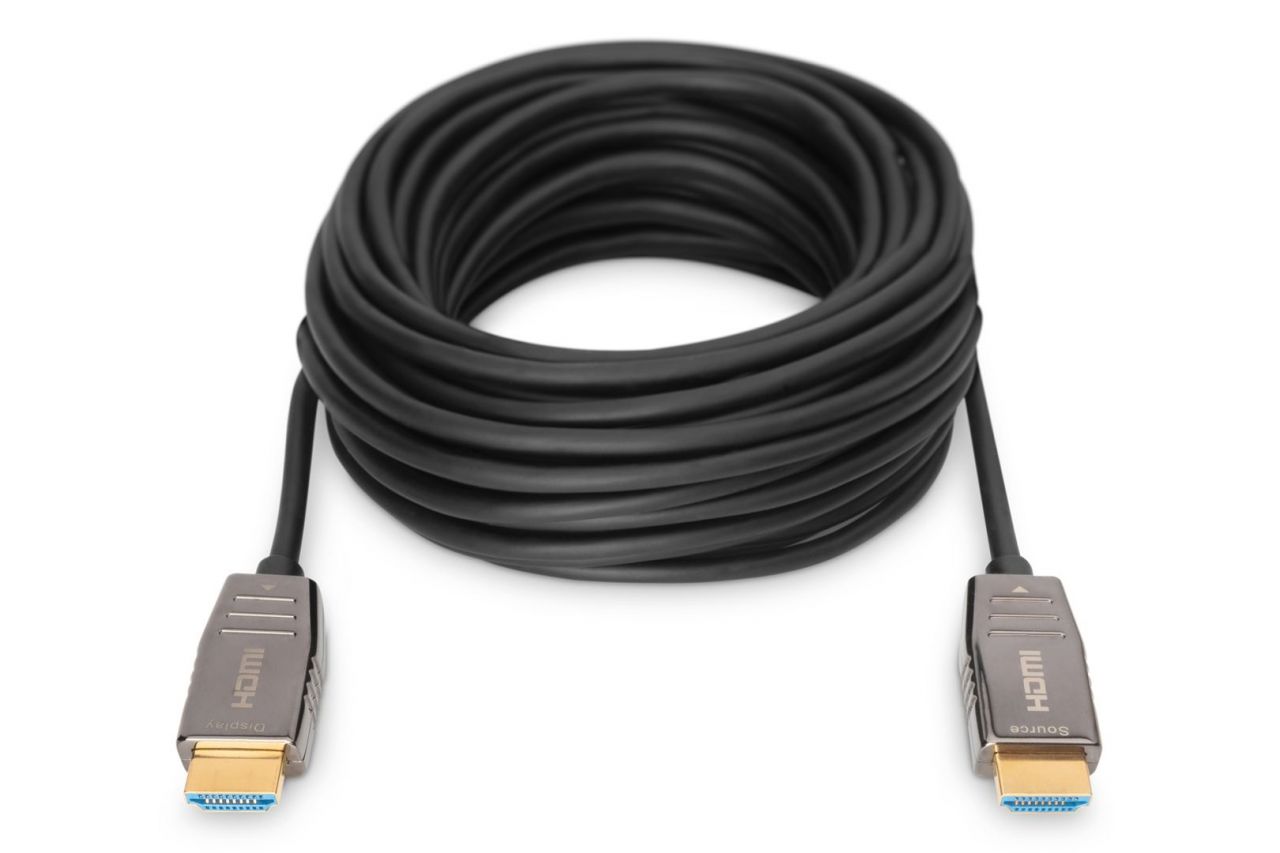 Digitus HDMI AOC Hybrid Fiber Optic Cable, UHD 8K 10m Black