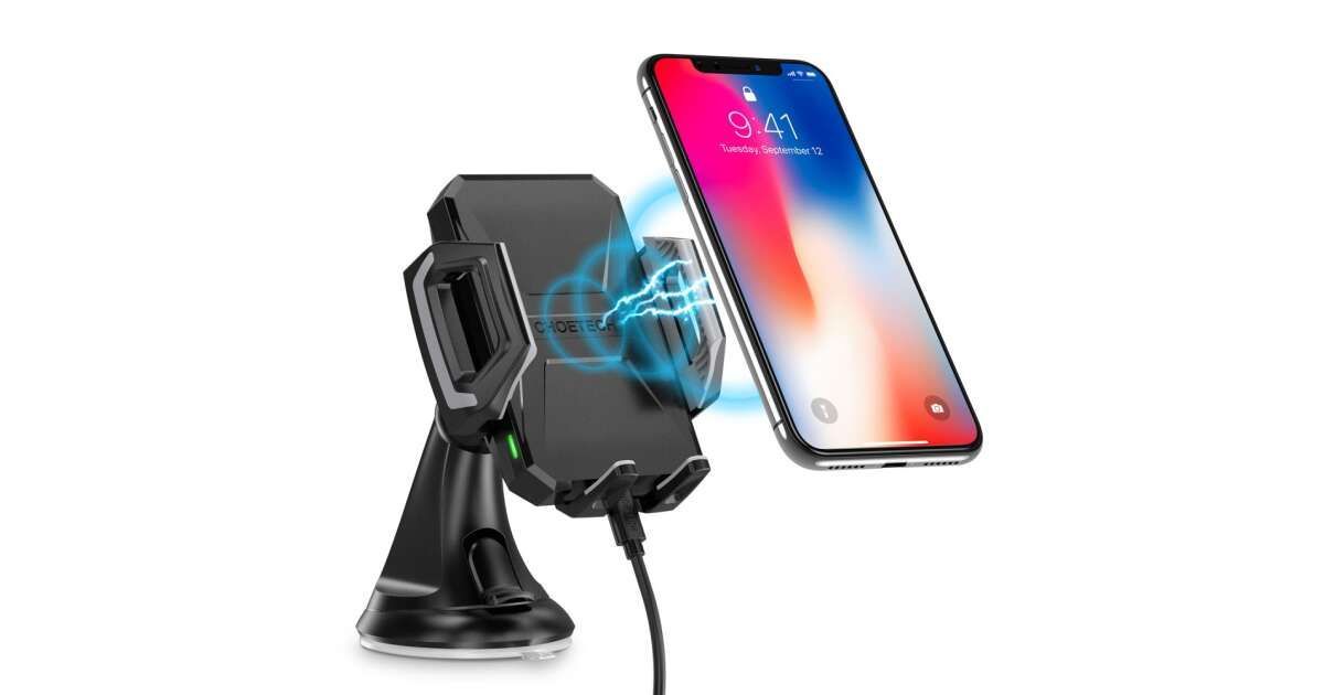 Choetech T521-F Car Holder 15W Fast Charger Black