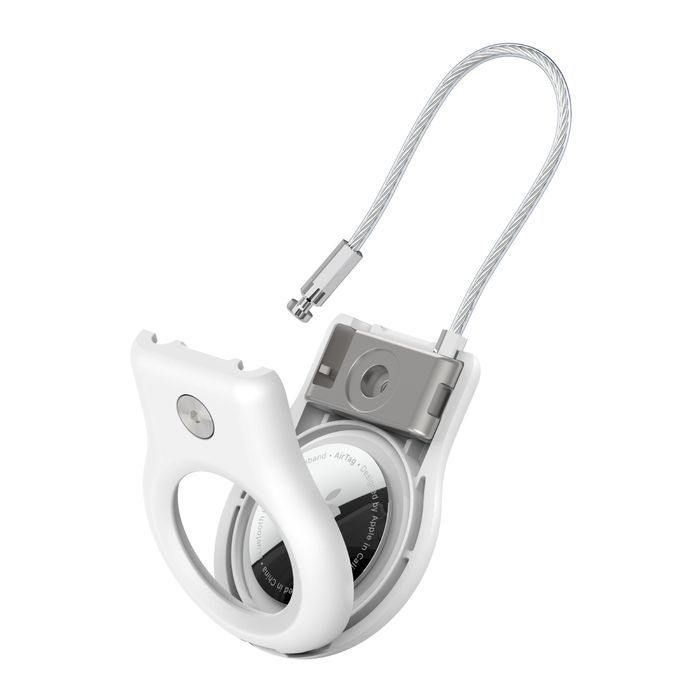 Belkin Secure Holder with Wire Cable for AirTag White