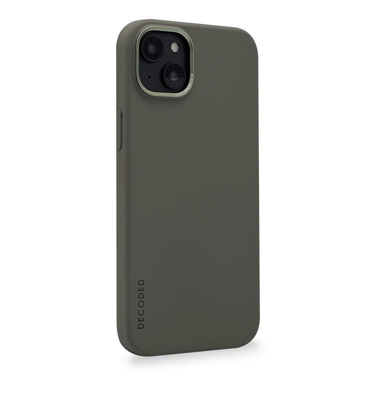 Decoded Silicone BackCover, olive - iPhone 14 Plus