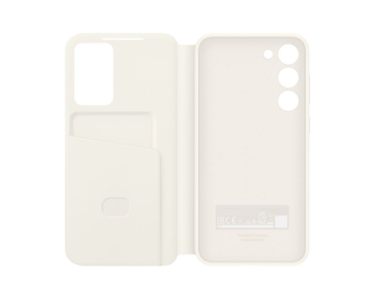 Samsung Galaxy S23+ Smart View Wallet Case Cream