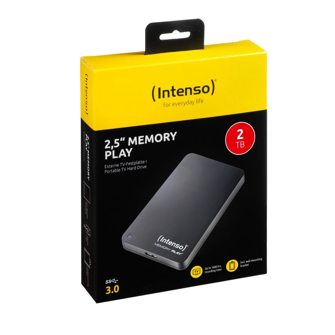 Intenso 2TB 2,5" USB3.0 Memory Play Black