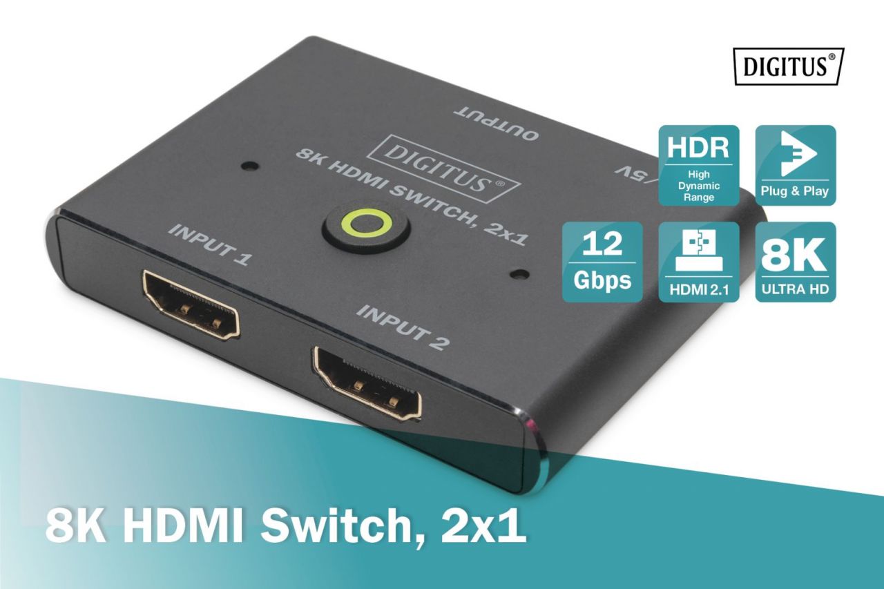 Digitus 8K HDMI Switch Black