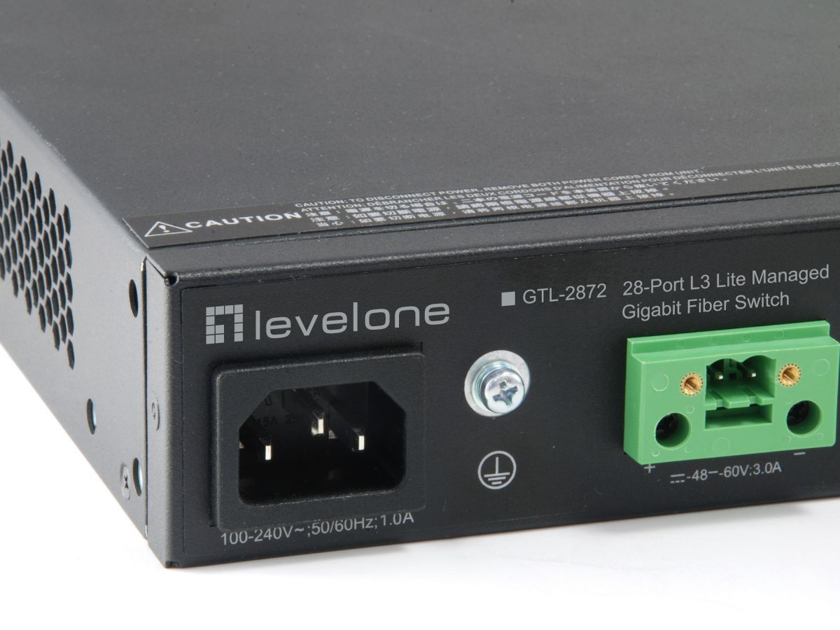 LevelOne GTL-2872 KILBY 28-Port L3 Lite Managed Gigabit Fiber Switch