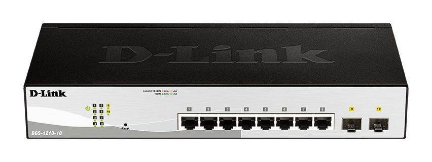 D-Link DGS-1210-10MP 8 Port Gigabit Smart Switch