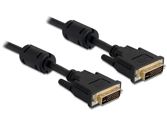 DeLock Cable DVI-D (Dual Link) male > DVI-D (Dual Link) male 3m Black