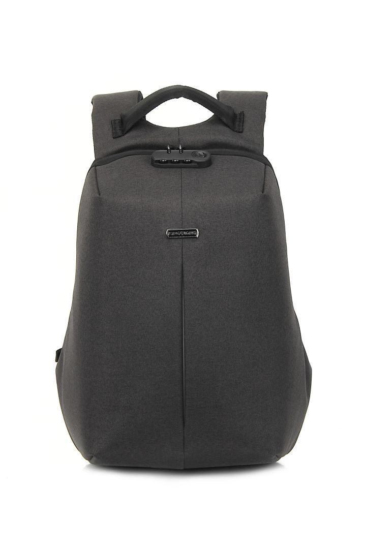 Promate Defender-16 Anti-Theft Backpack for Laptop with Integrated USB Charging Port 16" Black