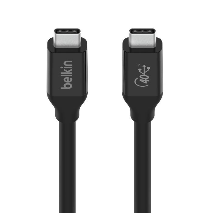 Belkin Connect USB4 0,8m Cable Black