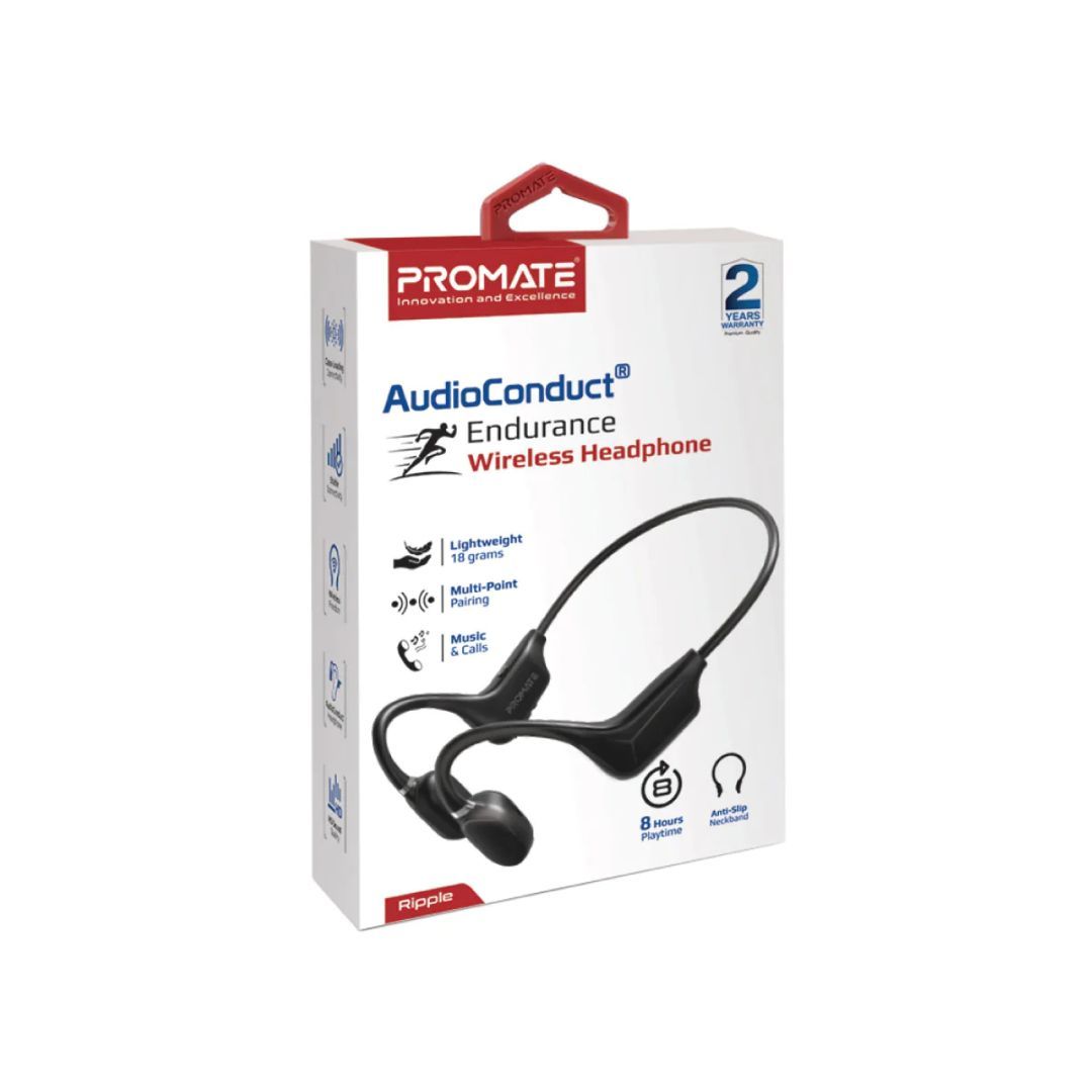 Promate Ripple AudioConduct Endurance Wireless Headset Black