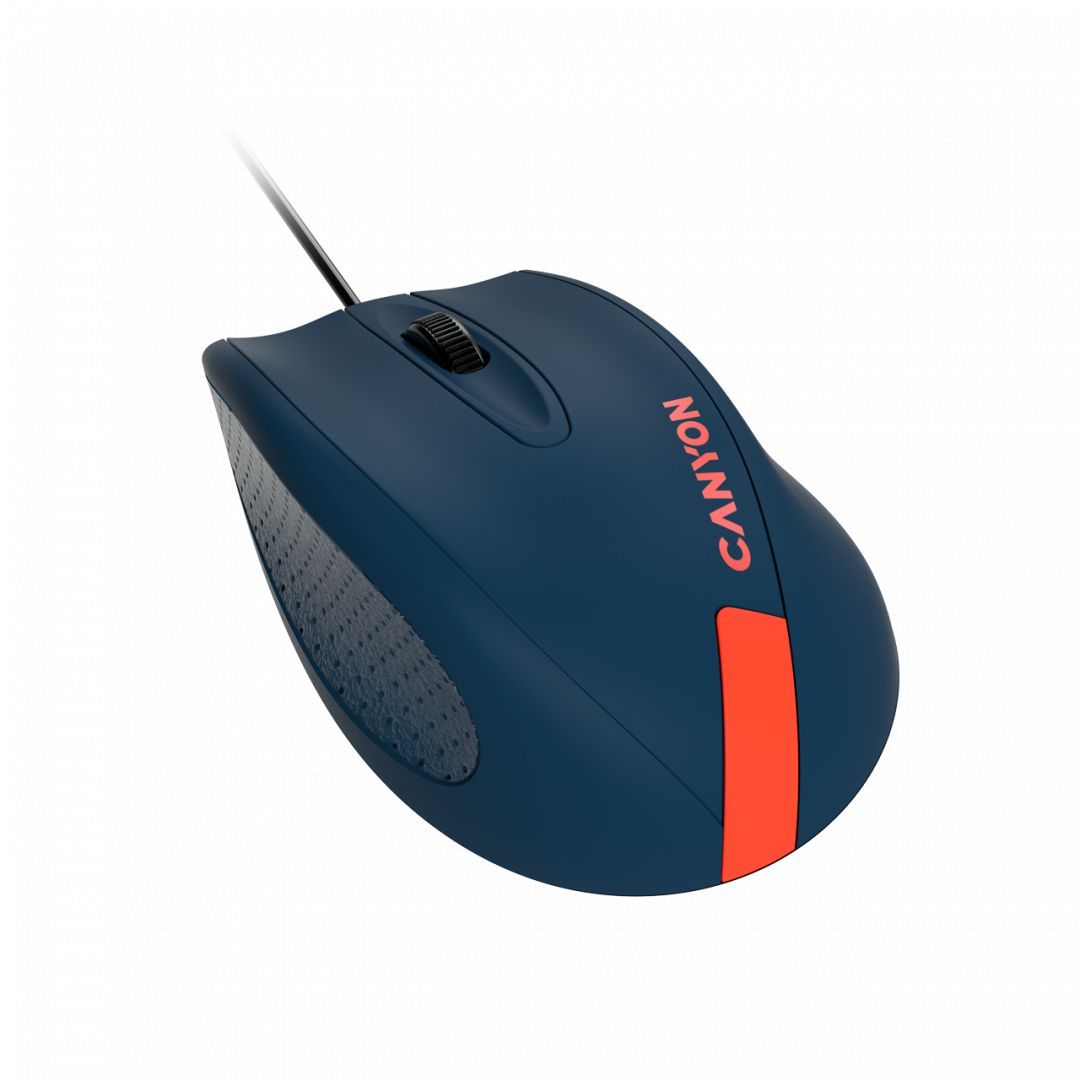Canyon CNE-CMS11BR Wired mouse Navy/Red