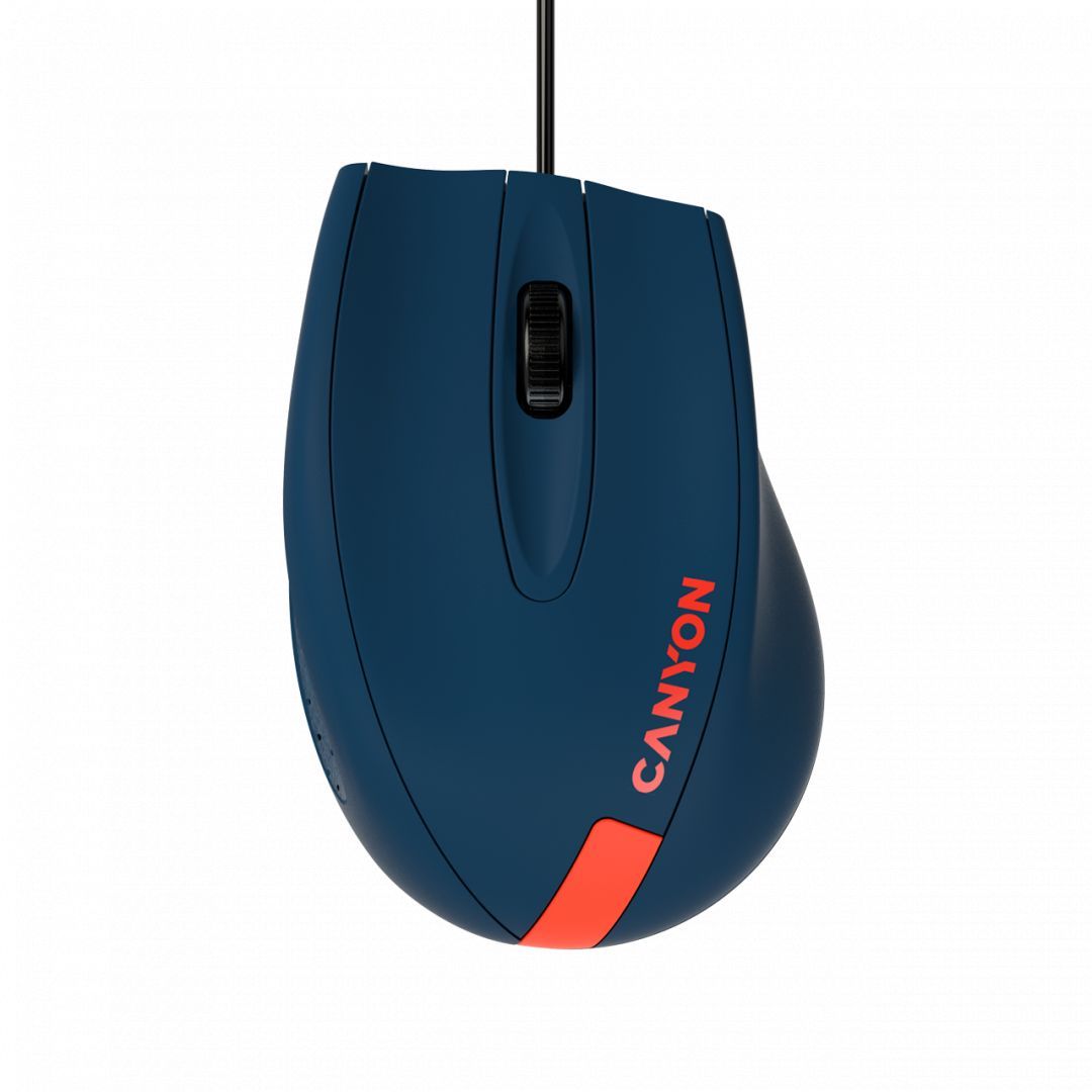 Canyon CNE-CMS11BR Wired mouse Navy/Red