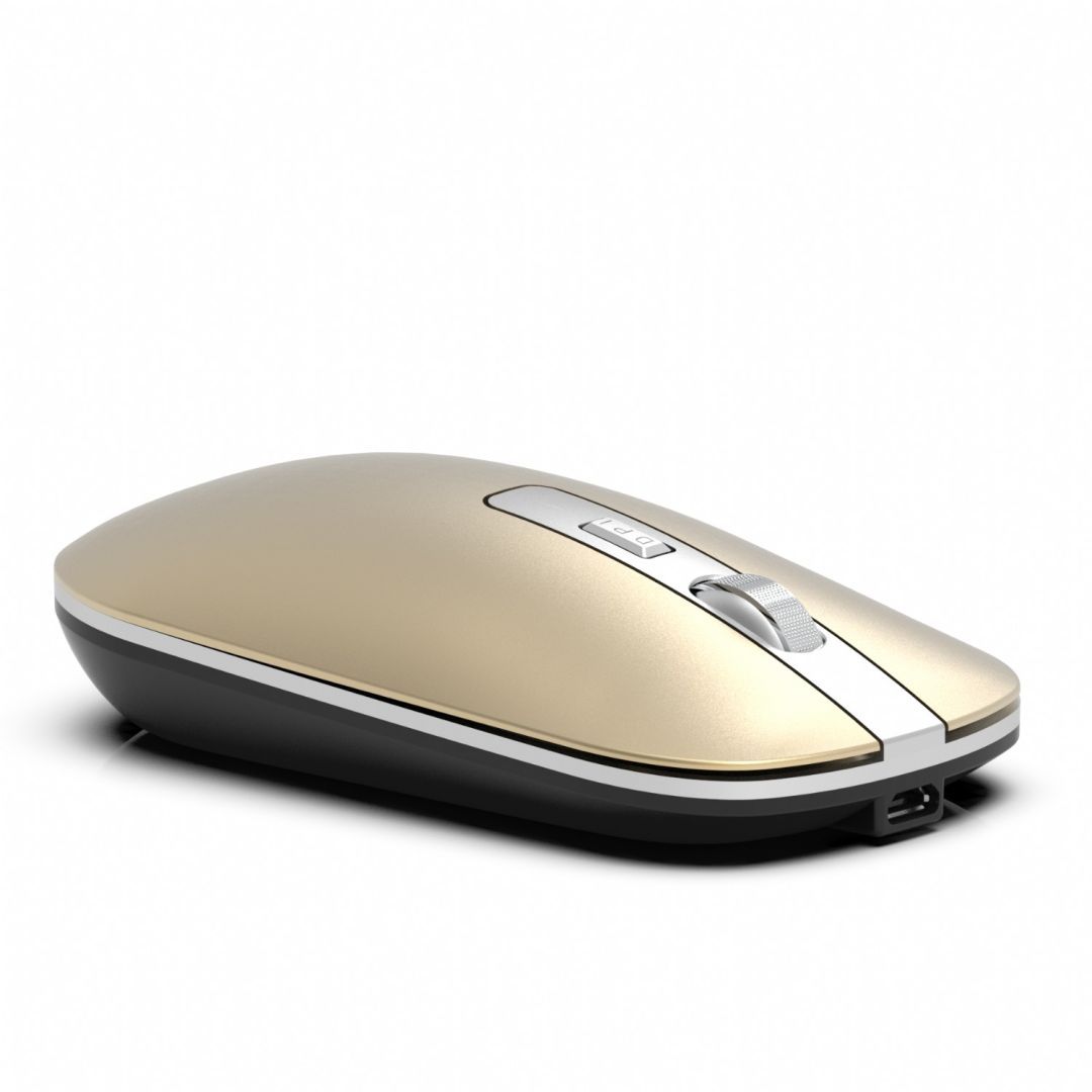 INCA IWM-531RS Wireless mouse Metallic Gold