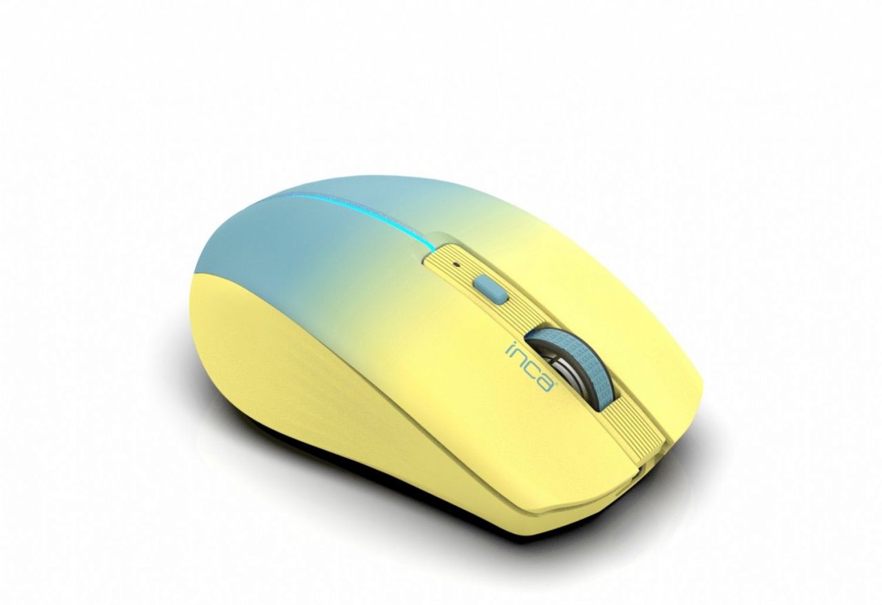 INCA IWM-511RS Wireless mouse Yellow