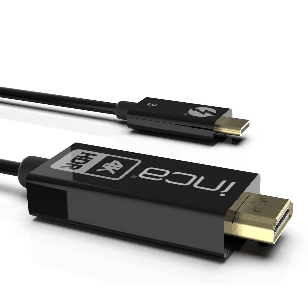 INCA ITCH-20 USB-C to HDMI 4K60Hz cable 1,8m Black