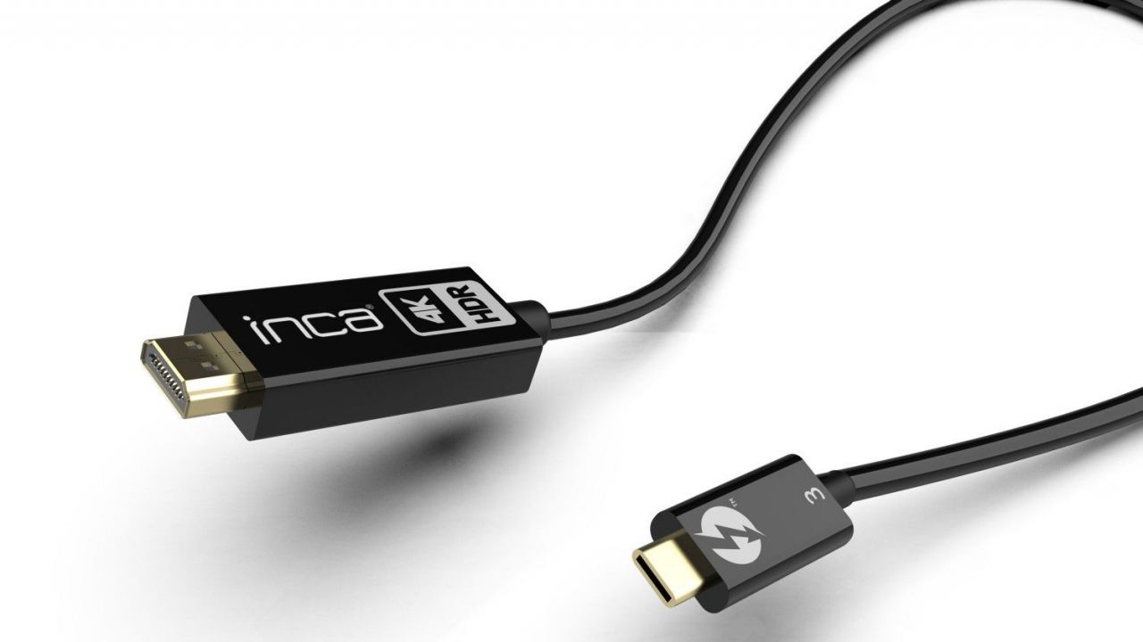 INCA ITCH-20 USB-C to HDMI 4K60Hz cable 1,8m Black