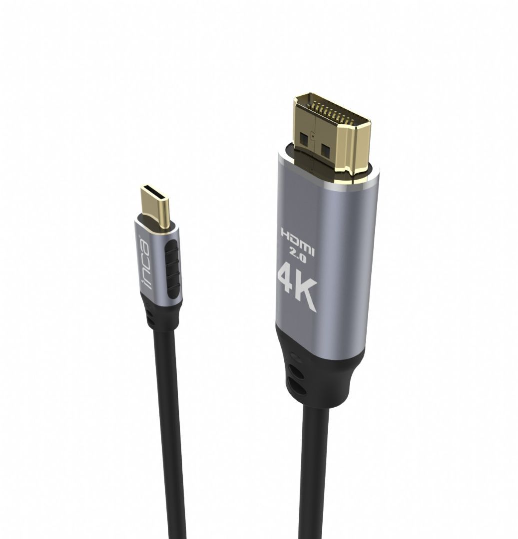 INCA ITCH-20 USB-C to HDMI 4K30Hz cable 2m Black