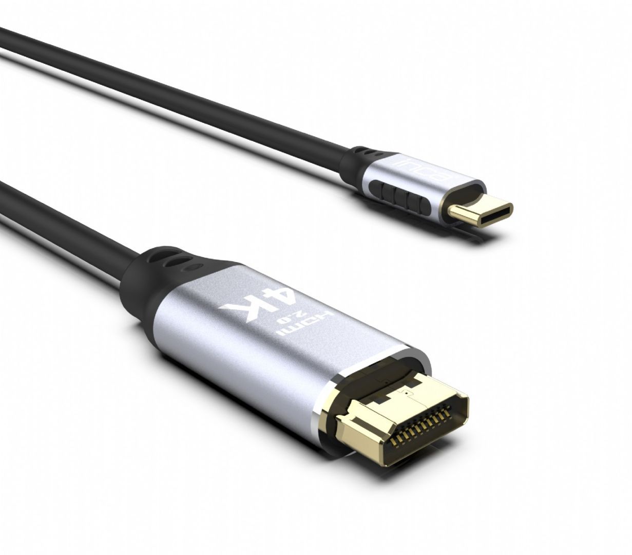 INCA ITCH-20 USB-C to HDMI 4K30Hz cable 2m Black