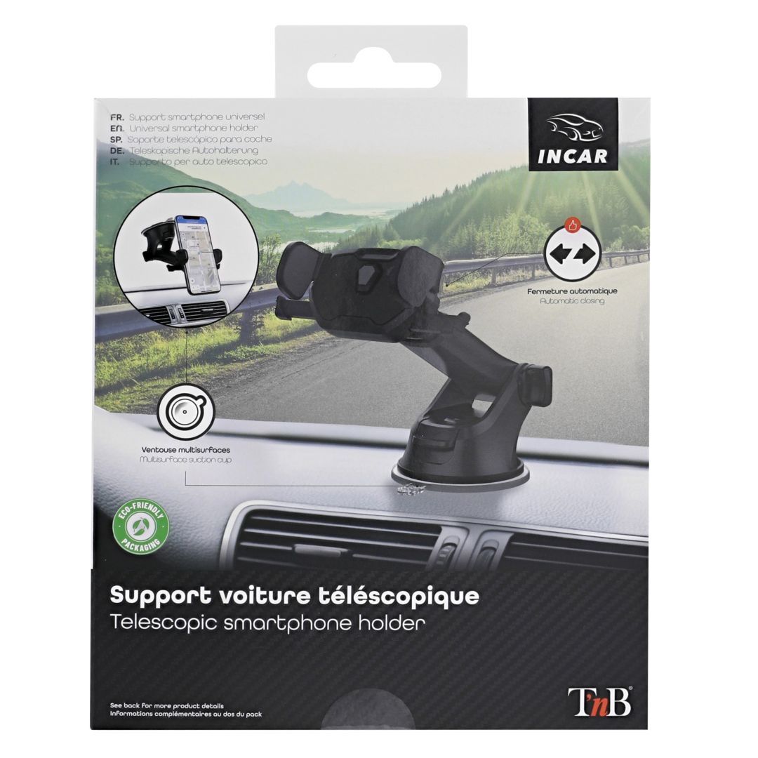 TnB Carbon Automatic Suction Cup Jaw Holder Black
