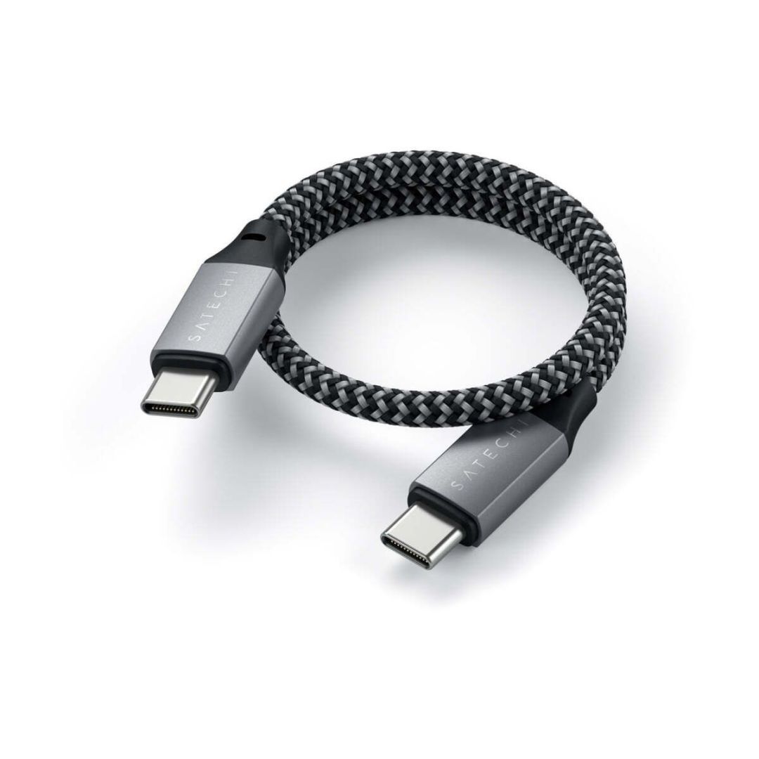 Satechi USB-C to USB-C Short Cable 25cm Space Grey