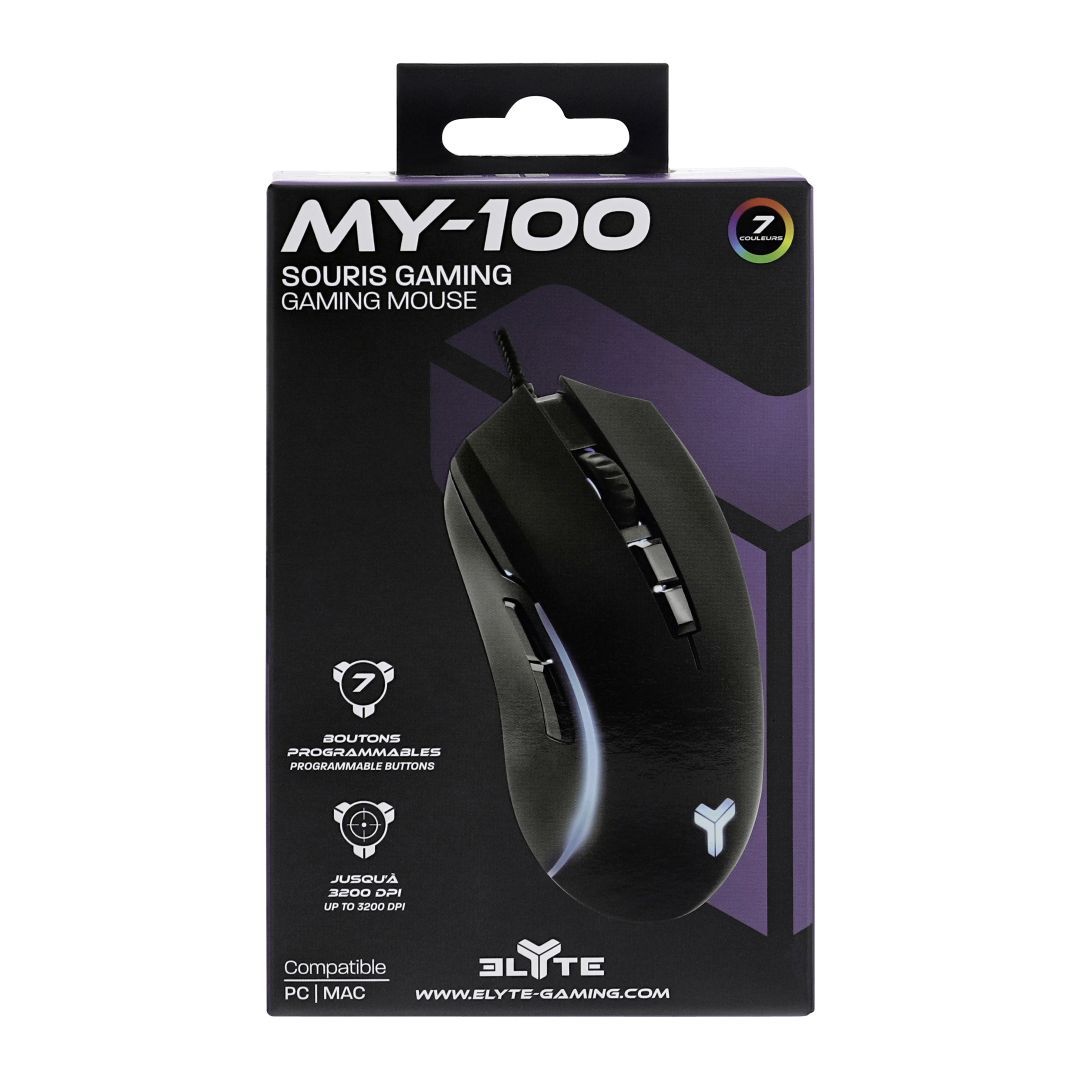 TnB Elyte MY-100 Gaming mouse Black