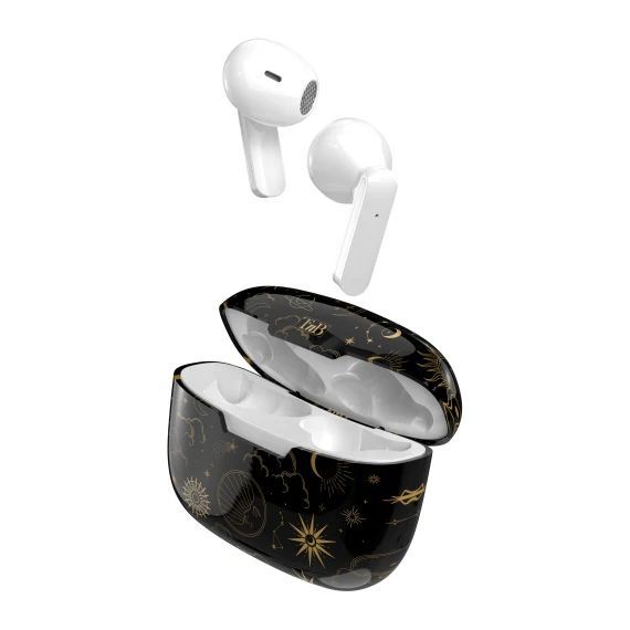 TnB TWS XCLUSIV'''' Astro earphones in case Blalck/White