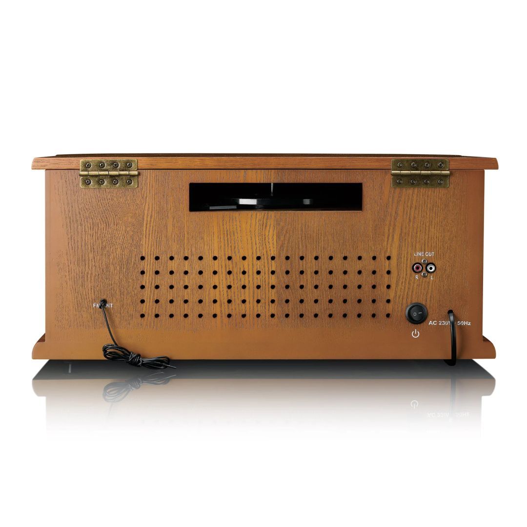 Lenco TCD-2571 Retro Turntable with Bluetooth Wood