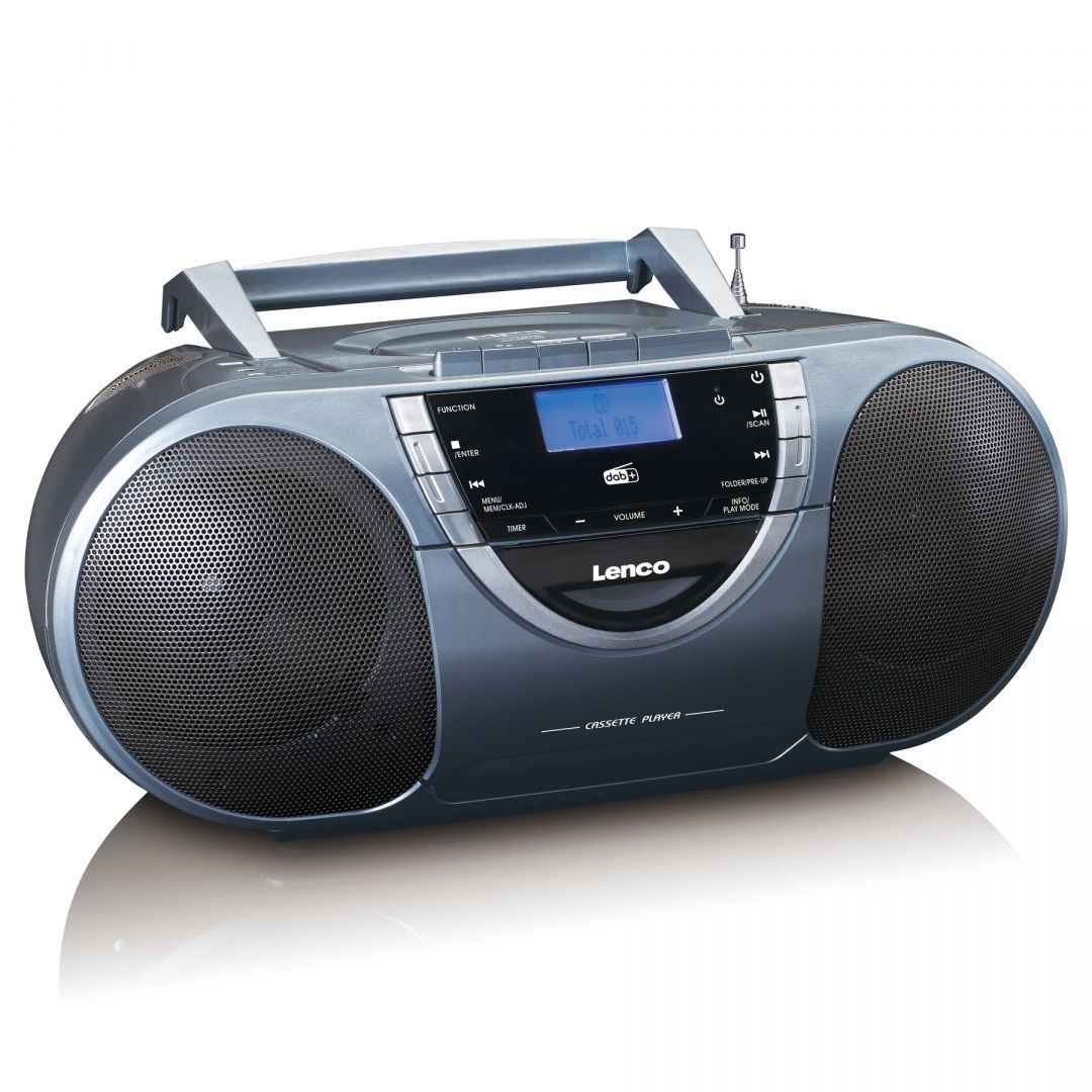 Lenco SCD-6800GY Boombox with DAB+ FM radio and CD/ MP3 player
