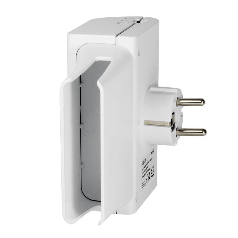 Logilink PA0165 USB Power Socket Adapter 2xUSB ports with phone holder