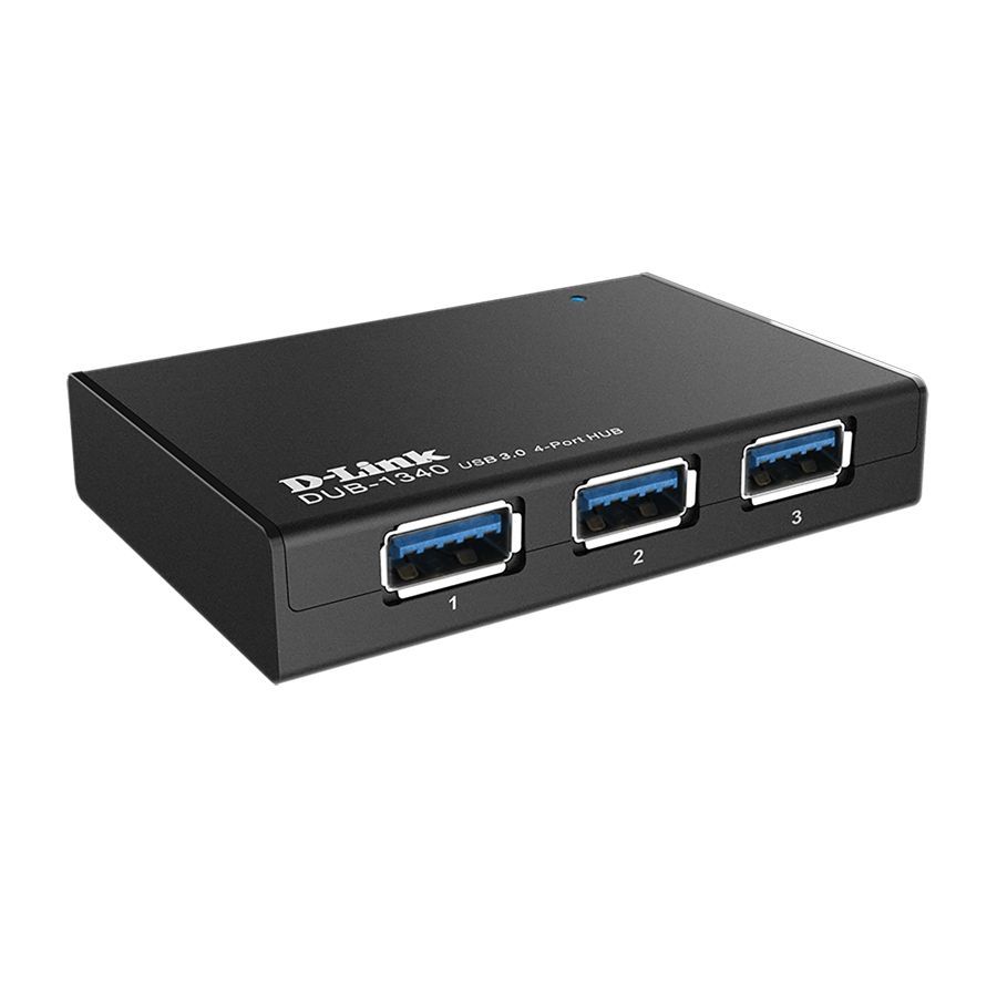 D-Link DUB-1340 4-Port SuperSpeed USB 3.0 Charger Hub