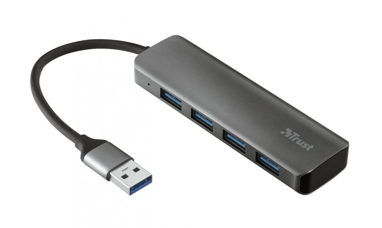 Trust Halyx Aluminium 4-Port USB3.2 Hub