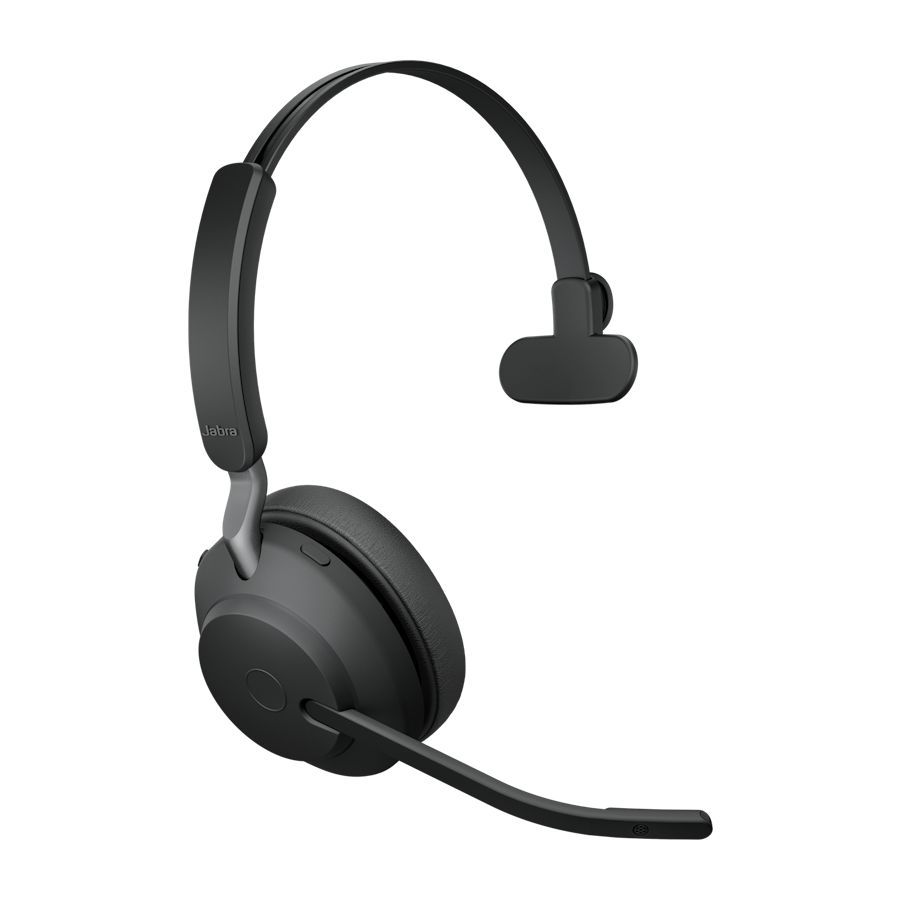 Jabra Evolve2 65 UC Mono Bluetooth Headset + Charging Station Black